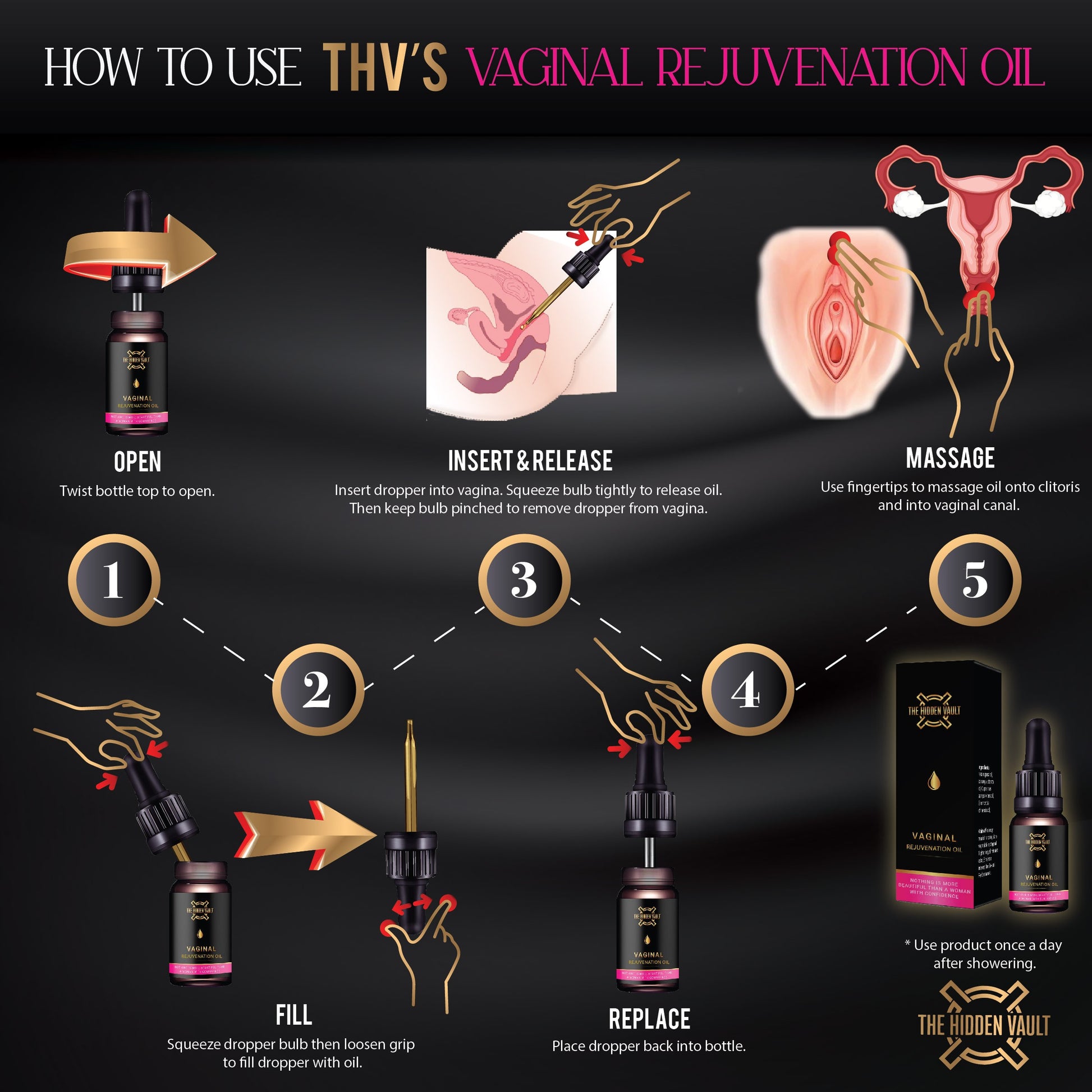 Extra Strength Vaginal Rejuvenation Oil 15ml Bottle image 1
